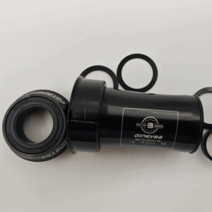 Каретка Gineyea pressfit, GXP Ø46mm вал, Ø22mmX24mm, 79/83mm. Полностью Алюминиевая.