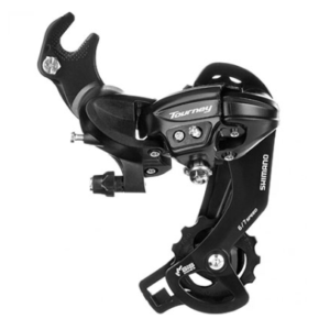 Переключатель задний Shimano TY-300 6/7 крепление на ось